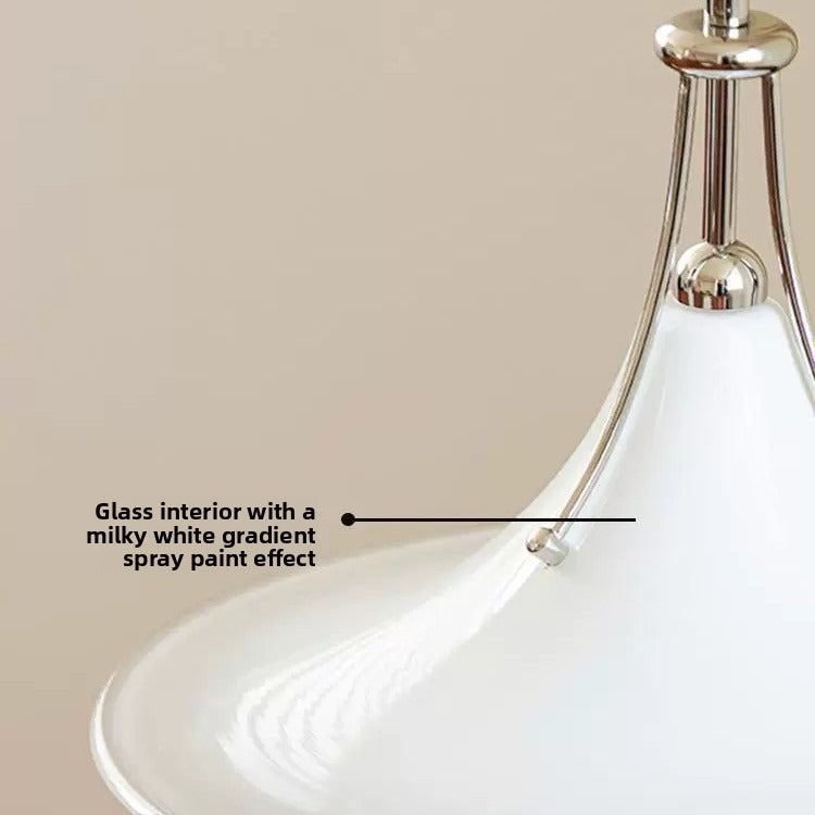 HEIKESZ Modern Minimalist Magnolia Ceiling Lighting Designer Pendant Lamp for Restaurant Hotel Cafe Creative Glass Chandelier