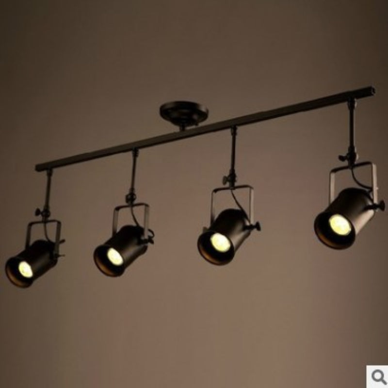 HEIKESZ Industrial Fengke Restaurant and Cafe Background Wall Ceiling Light Bar Retro Clothing Store Open-Mounted Bar Spotlight LED Light for Bedroom Night Aestitic Room Lamp