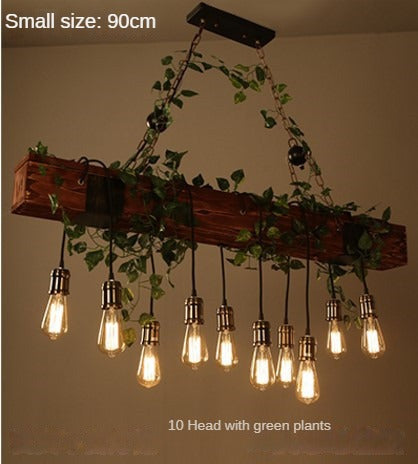 HEIKESZ Retro Boat Wooden Chandelier Industrial Style Creative Restaurant Coffee Shop Bar Lamp Restaurant Dining Table Box Personality Chandelier LED Light for Bedroom Night Aesthetic Room Lamp