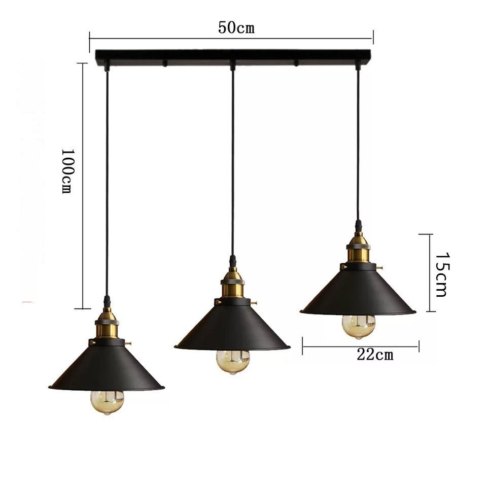 HEIKESZ Cross-Border Hot Droplight Guest Restaurant Bar Creative Coffee Shop Clothing Store Window Pot Cover UFO Black Dress Droplight LED Light for Bedroom Night Aesthetic Room Lamp