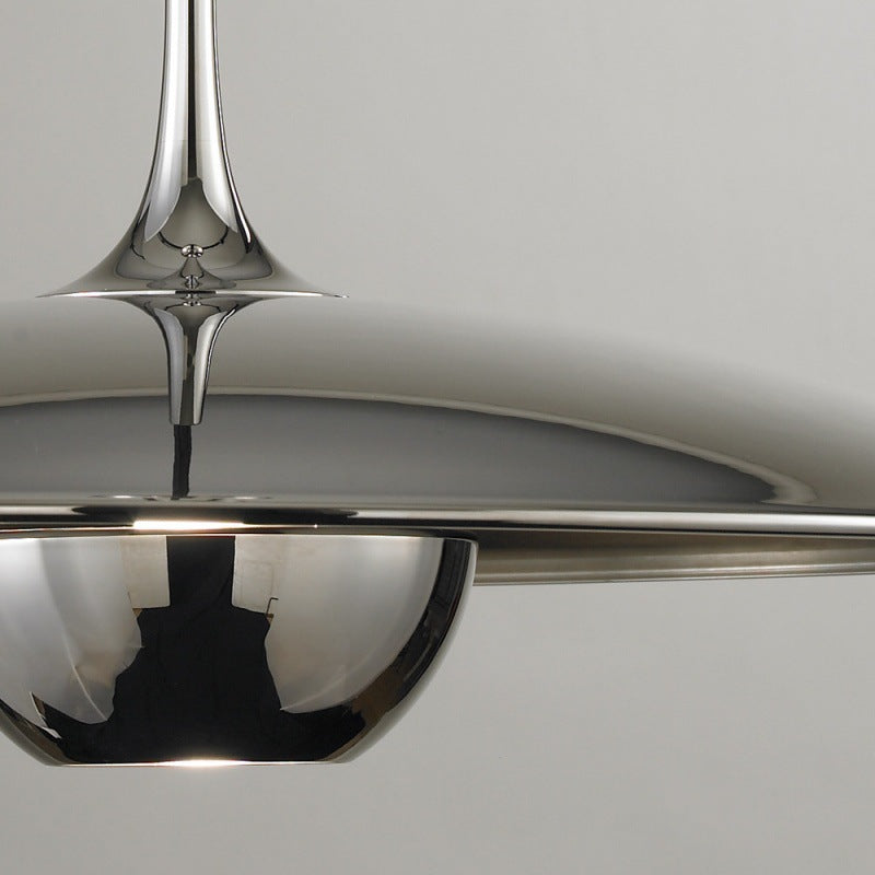 HEIKESZ Nordic UFO Pulley Chandelier Bauhaus Style Removable Lighting for Living Room Dining Room Cafe