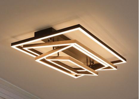 HEIKESZ Living room lights, simple modern atmosphere creative Nordic rectangular hall ceiling lamps 2020 new lamp lighting fixtures for celling lights