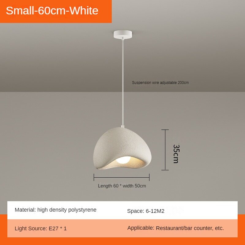 Designer Restaurant Chandelier Nordic Medieval Living Room Study Bedroom Creative Personality Day Is Silent Wind Three-End Ceiling Lamp