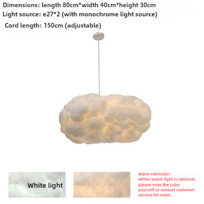 HEIKESZ Designer creative living room cloud light chandelier modern minimalist clothing store decor dining room children's room bedroom chandelier lamp light fixtures for celling light