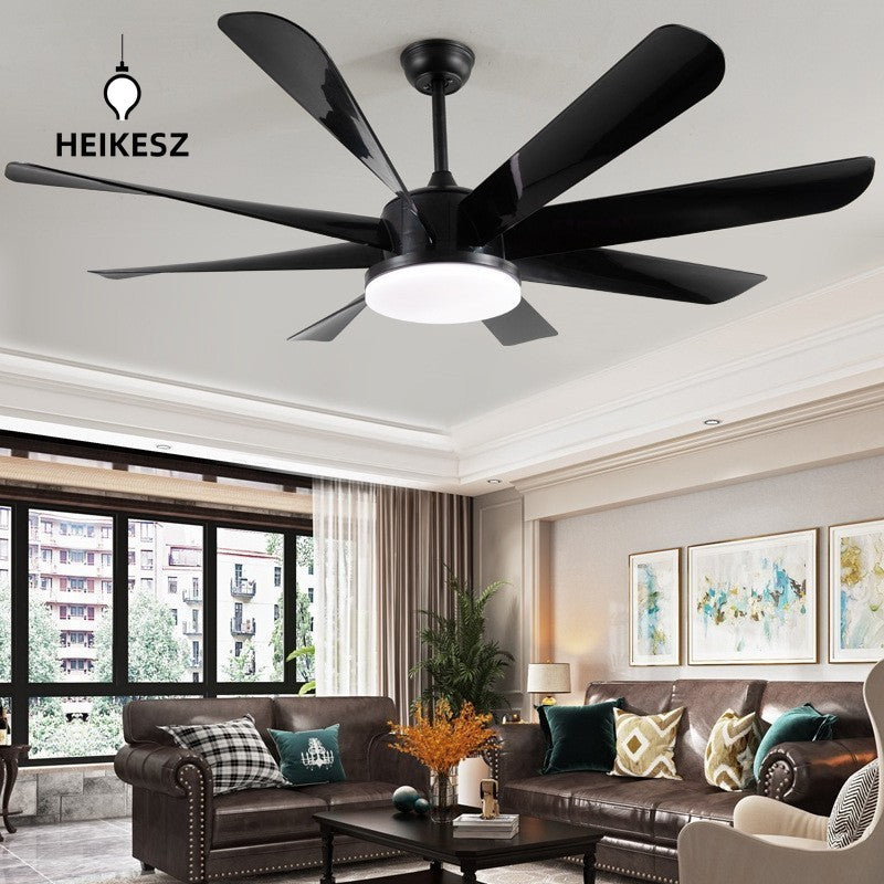 HEIKESZ Fan lighting large size ceiling fan lighting simple modern large wind hall fan lighting Ceiling fan large wind silent retro electric fan home dining