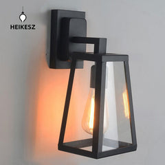 HEIKESZ Retro LOFT Industrial Style Living Room Wall Lamp American Country Farmhouse Barn Gooseneck Wall Lamp Cafe B & B Balcony Light