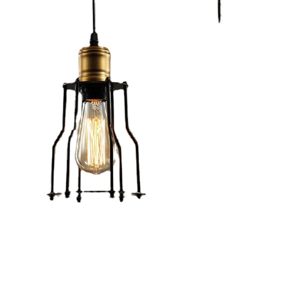 HEIKESZ American Country Industrial Style Loft Creative Iron Dining-Room Lamp Bar Iron Wire Rack Loose Flower Hanging american style retro outdoor indoor retro bedroom lamp american-style Industrial wind