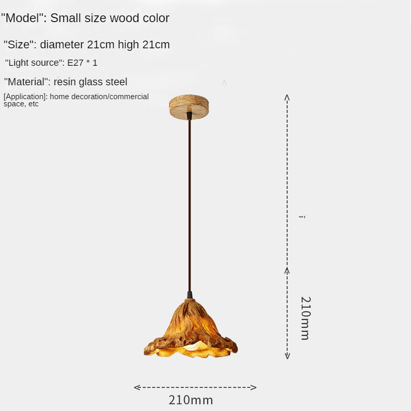 HEIKESZ Japanese Zen Retro Lotus Leaf Chandelier Chinese Bar Restaurant B & B Quiet Style Tea Room Milk Tea Shop Decoration Lamps Lighting for Living Room Light Lamps Chandeliers