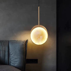 HEIKESZ Creative simple marble chandelier living room bedside designer restaurant bar Chinese hotel decoration LED chandelier lamp light fixtures for celling lights