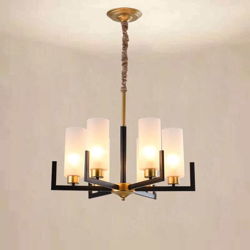 New Chinese-Style Chandelier Villa Duplex Building Lamp in the Living Room Internet Celebrity Personalized Bedroom Dining-Room Lamp Chinese Style Lighting Warm Room Lamps Light Chandelier for Living Chandelier Bedroom Chandelier Lights Room Lighting