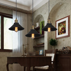 HEIKESZ American Country Retro Industrial Style Bar Warehouse Restaurant Black Dress Chandelier american style retro outdoor indoor retro bedroom lamp american-style Industrial wind