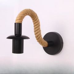 HEIKESZ Retro rope LED indoor and outdoor wall lights indoor villa courtyard lights community terrace lights exterior wall wall lights