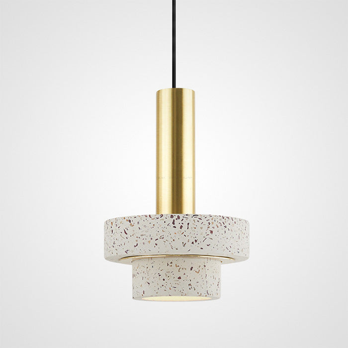 HEIKESZ Nordic Marble Pendant Lamp Creative Personality Affordable Luxury Lighting for Dining Room Bedroom Bar Counter Porch Small Droplight Light Fixtures for Celling