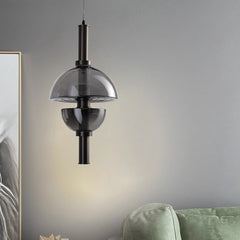 HEIKESZ Nordic simple modern restaurant glass small chandelier homestay master bedroom bedside light luxury cafe dining table bar chandelier lamp light fixtures for celling light