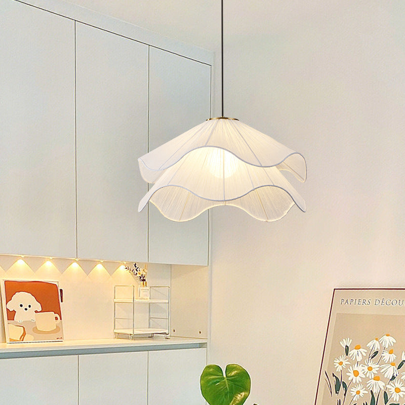 HEIKESZ Advanced cream wind chandelier living room light master light bedroom light Nordic simple warm romantic master bedroom lamp light fixtures for celling light