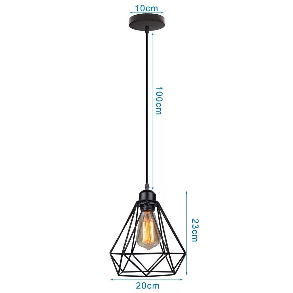 HEIKESZ Nordic Style Restaurant Chandelier Modern Minimalist Restaurant Dining Table Leisure Bar Creative Coffee Tea Shop Diamond Chandelier LED Light for Bedroom Night Aesthetic Room Lamp