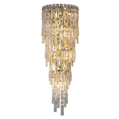 HEIKESZ Cross Border Luxury Crystal Wall Light Bedroom Nightstand Lamp French Sconce for Living Room Background Wall Ambience