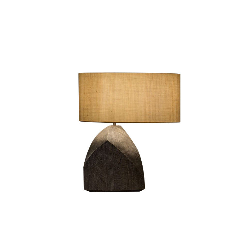 HEIKESZ New Chinese desk lamp modern study bedroom bedside wabi sandy wind minimalist designer model house bed and breakfast living room decorative lamp light fixtures for celling lights