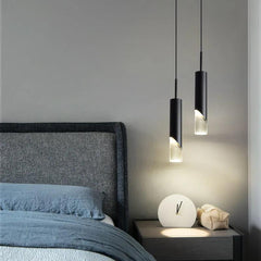 HEIKESZ Luxury Bedroom Chandeliers Modern Simple Design Long Line Single Head Small Ceiling Lights for Living Room Bar Restaurant