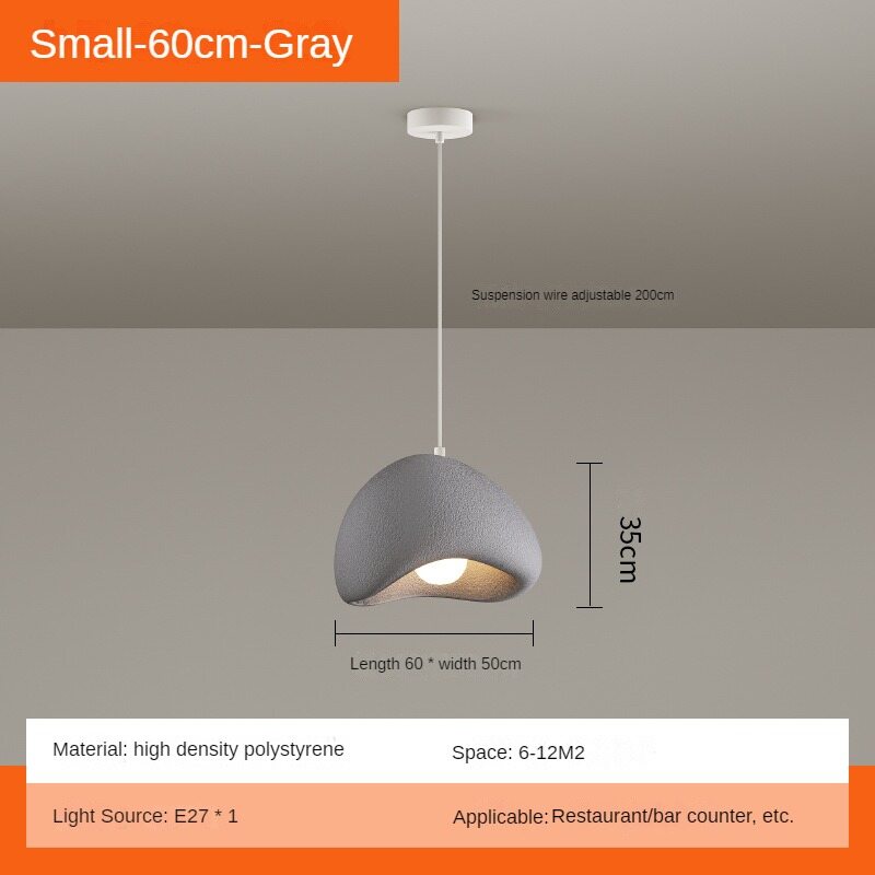Designer Restaurant Chandelier Nordic Medieval Living Room Study Bedroom Creative Personality Day Is Silent Wind Three-End Ceiling Lamp