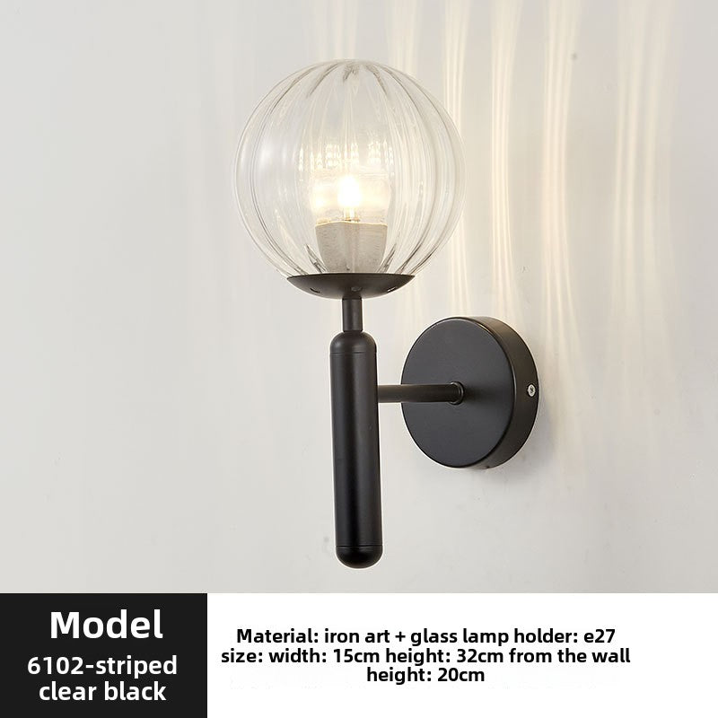 HEIKESZ Cross-border Amazon Internet celebrity wall lamp American aisle staircase living room background wall modern simple bedroom bedside lamp light fixtures for celling lights