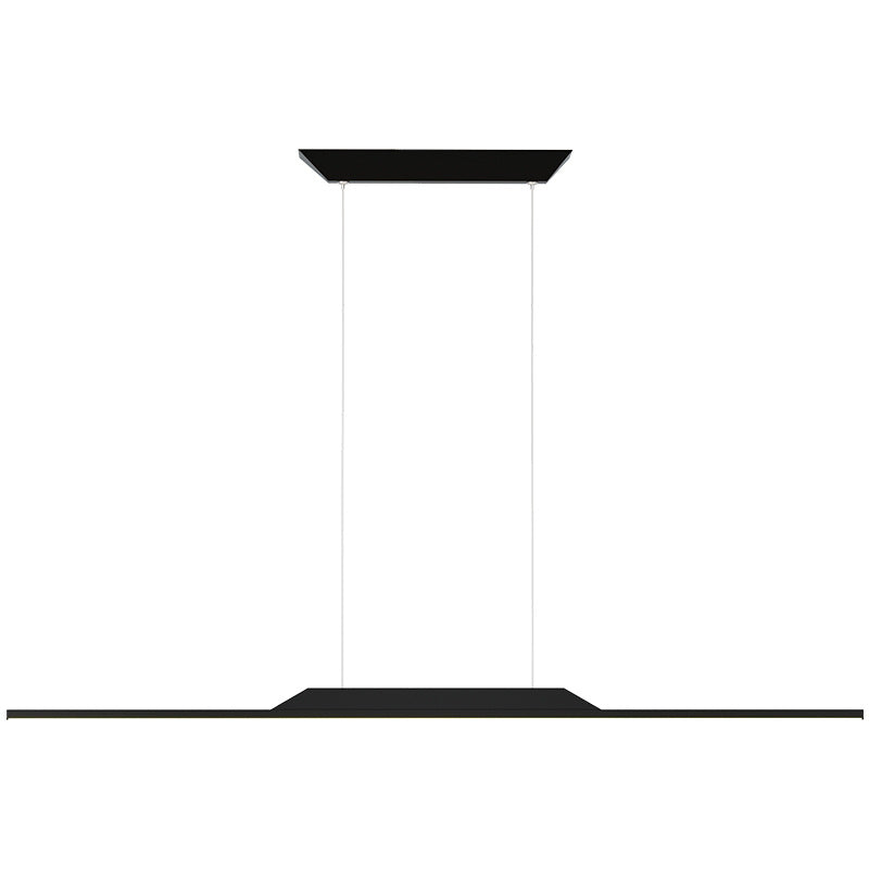 HEIKESZ Nordic simple led restaurant chandelier minimalist word study dining table bar light office chandelier lamp light fixtures for celling light