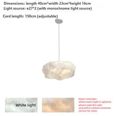 HEIKESZ Designer creative living room cloud light chandelier modern minimalist clothing store decor dining room children's room bedroom chandelier lamp light fixtures for celling light