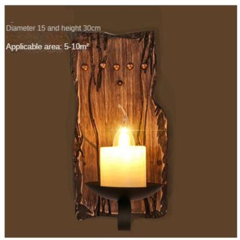 HEIKESZ American Retro Balsa Boat Wood Wall Lamp Dining Room Coffee Shop Light Loft Industrial Style Creative Bar Aisle Nostalgic Lamp LED Light for Bedroom Night Aesthetic Room Lamp