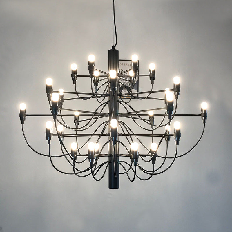 HEIKESZ Italian Summer Fruit Dining Room Chandelier Designer Living Room Chandelier Loft Hotel Villa Staircase Lamps