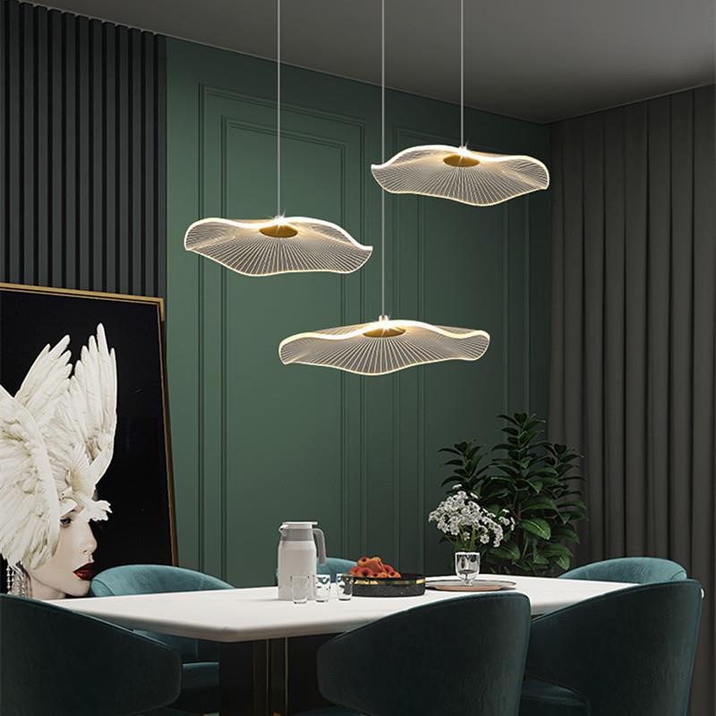 HEIKESZ Modern Minimalist Long Chandelier for Hollow Stairs Nordic LED Drop Light Atmospheric Living Room Dining Kitchen Bedroom Pendant