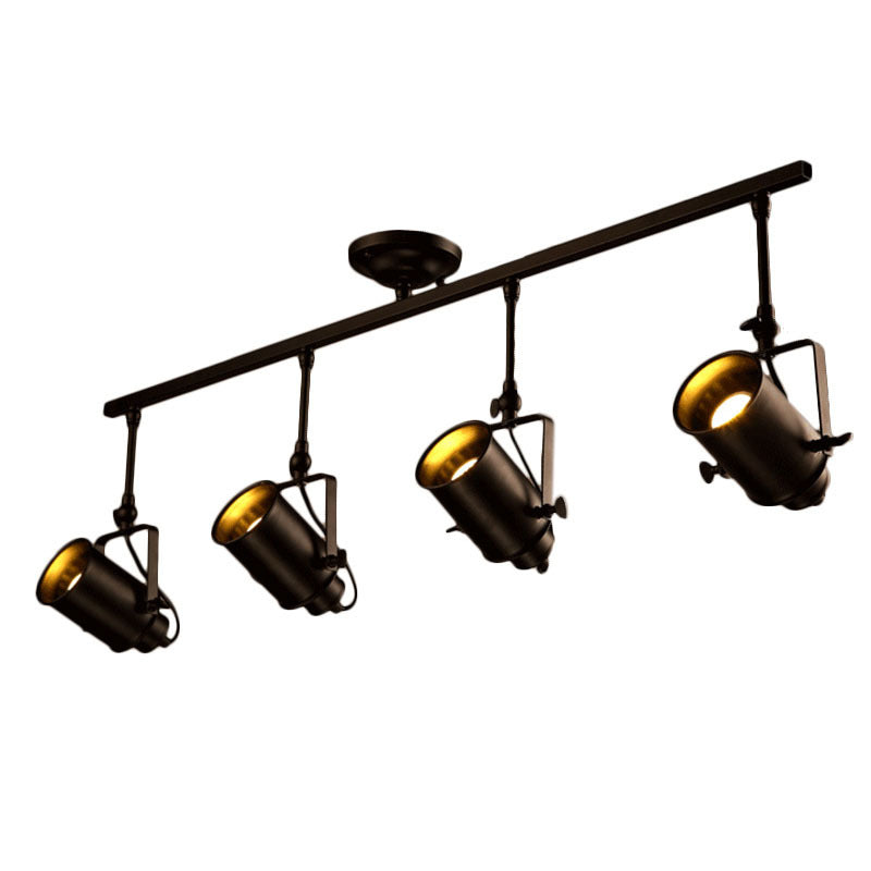 HEIKESZ Industrial Fengke Restaurant and Cafe Background Wall Ceiling Light Bar Retro Clothing Store Open-Mounted Bar Spotlight LED Light for Bedroom Night Aestitic Room Lamp