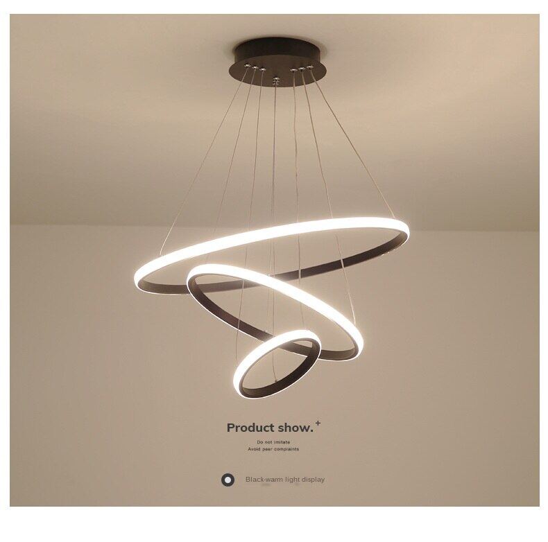 HEIKESZ New Post-Modern Chandelier Lamp for Living Room Bedroom Dining Bar Modern Simple Ceiling Lighting Fixture