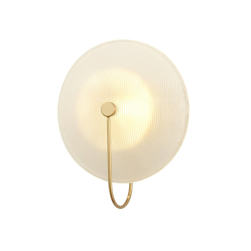 HEIKESZ Nordic Glass Wall Lamp Minimalist Design for Living Room Bedroom Hotel Guest Room Sofa Model Room Decorative Lighting