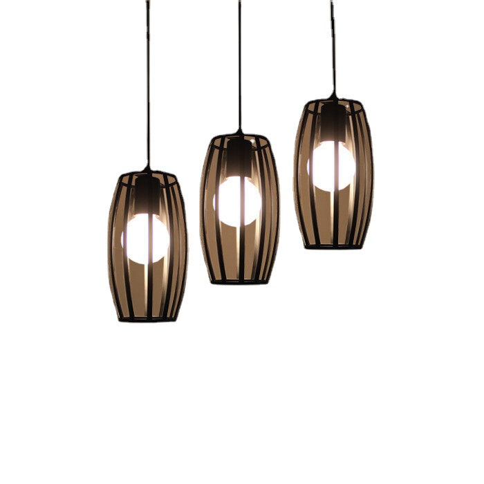 HEIKESZ Retro Bar Loft Three-Head Creative Personalized Restaurant American Country Industrial Style Chandelier american style retro outdoor indoor retro bedroom lamp american-style Industrial wind