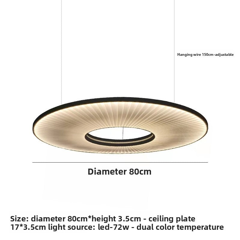 Minimalist Circle Ceiling Light Modern Living Room Lamp Postmodern Design Creative Art Decor for Bedroom Showroom
