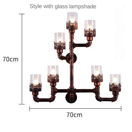 HEIKESZ Cross-Border American Retro Industrial Style Restaurant Bar Internet Coffee Personality Creative Wall Lamp Aisle Corridor Gear Decorative Light LED Light for Bedroom Night Aesthetic Room Lamp
