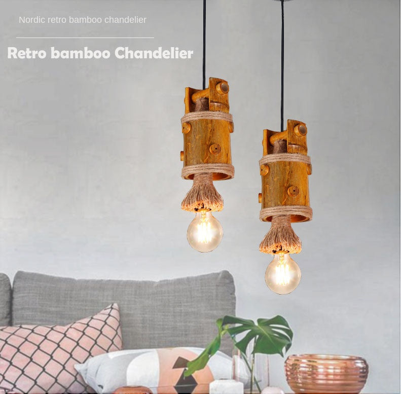 HEIKESZ Retro Industrial Style Chandelier Restaurant Coffee Shop Lamps Restaurant Box Light Creative Bar Counter Craft Ceiling Lamp LED Light for Bedroom Night Aesthetic Room Lamp