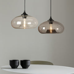 HEIKESZ Nordic creative American country retro simple lamps restaurant bar bar stained glass lampshade single chandelier