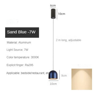 Nordic Simple Creative Personality Dining-Room Lamp Bedroom Bar Counter Bedside Free Hover Retractable Lifting Small Droplight modern minimalist design linght for ceiling led drop lights