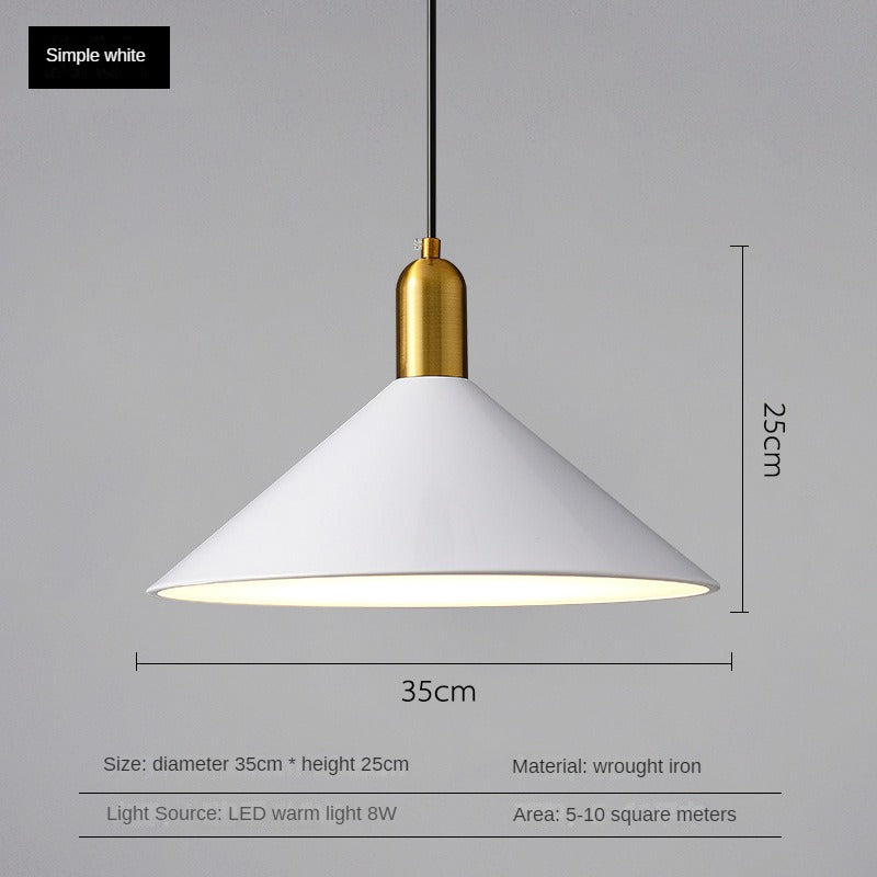 HEIKESZ Modern Restaurant Chandelier Nordic Loft Lamp in the Living Room Creative Personality Art Industrial Style Retro Lamps Cross-Border Supply
