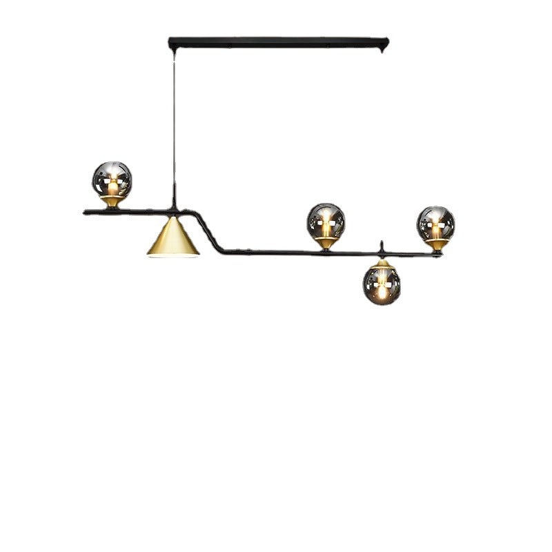 HEIKESZ Nordic Three Head Chandelier Modern Dining Table Lamp Creative Luxury Bar Counter Light