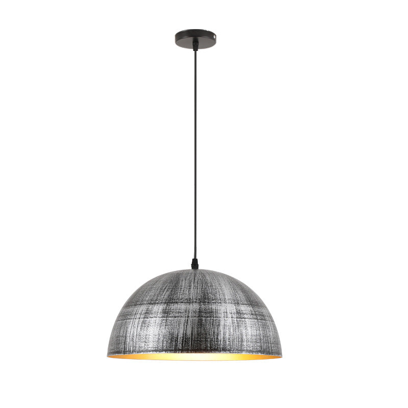 HEIKESZ Chandelier Retro Industrial Style Restaurant Lamps Single Head Zhongshan Creative Simple Office Dining Shop Commercial Lampshade