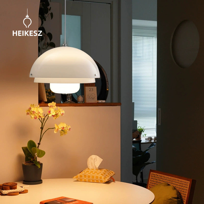 HEIKESZ Nordic Bauhaus Space Age Creative Restaurant Vintage Design Glass Pendant Light for Cafe Bar