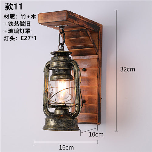 HEIKESZ 【One-year warranty, free shipping】Cross-Border American Retro Industrial Guest Restaurant Studio Aisle Corridor Tea Room Milk Tea Coffee Shop Bar Counter Wall Lamp