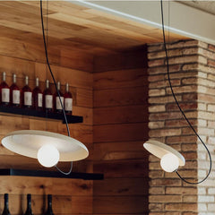 HEIKESZ Silent Style Kitchen Island Magnetic Glass Ball Small Droplight Nordic Homestay Dining Room Lamp Minimalist Designer