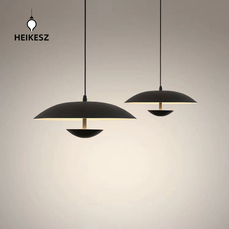 HAIKESZ Creative Danish Italian designer Nordic dining room living room bedroom LED simple decoration personalized flying saucer chandelier lamp light fixtures for celling lights