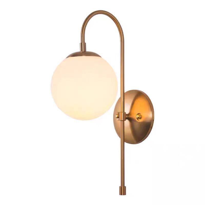 Nordic Light Luxury Living Room Background Wall Lamp Unique Creative Simple Bedroom Wall Lamp Stair Aisle Bedside Lamp