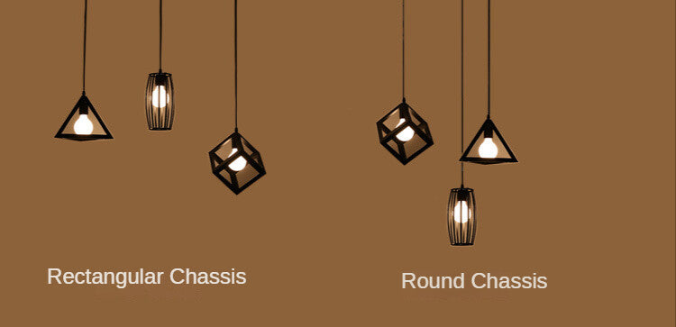 HEIKESZ Retro Bar Loft Three-Head Creative Personalized Restaurant American Country Industrial Style Chandelier american style retro outdoor indoor retro bedroom lamp american-style Industrial wind