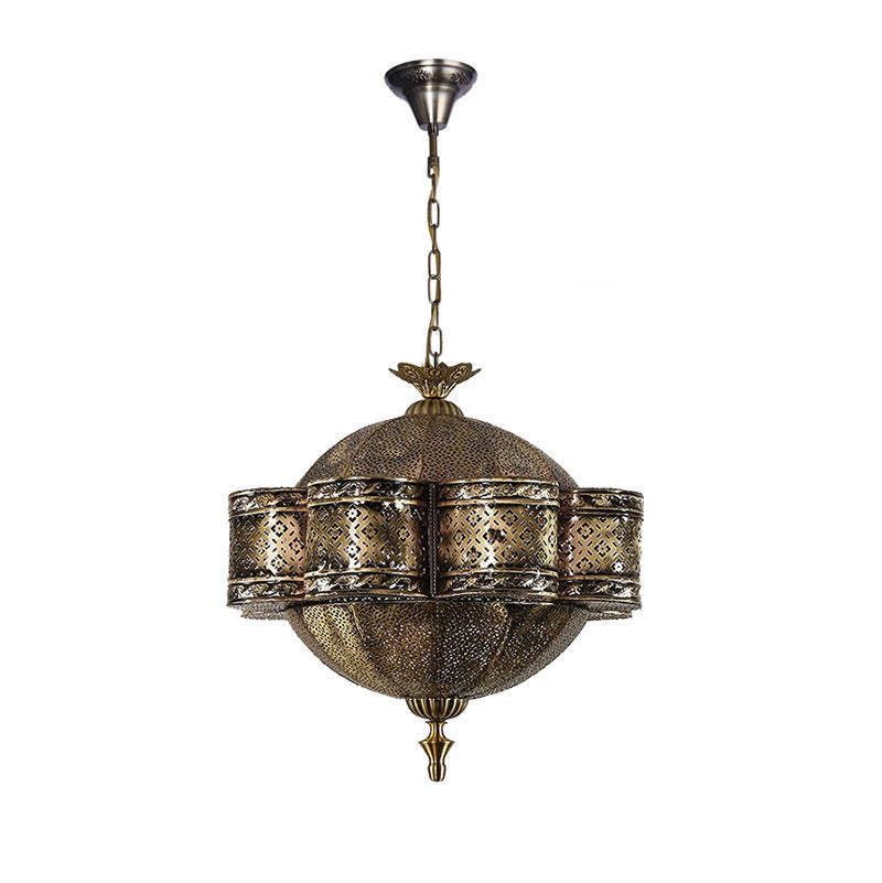 HEIKESZ Factory direct sales Morocco retro lighting wrought iron South East Asia Central Europe Bohemia Exotic restaurant Hotel chandelierChandelier, restaurant light, living room light