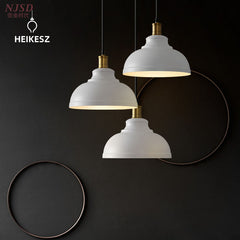 HEIKESZ Vintage Bowl Pendant Light Industrial Style Single Head Iron Ceiling Lamp for Bar Balcony Restaurant Clothing Store Loft Lighting